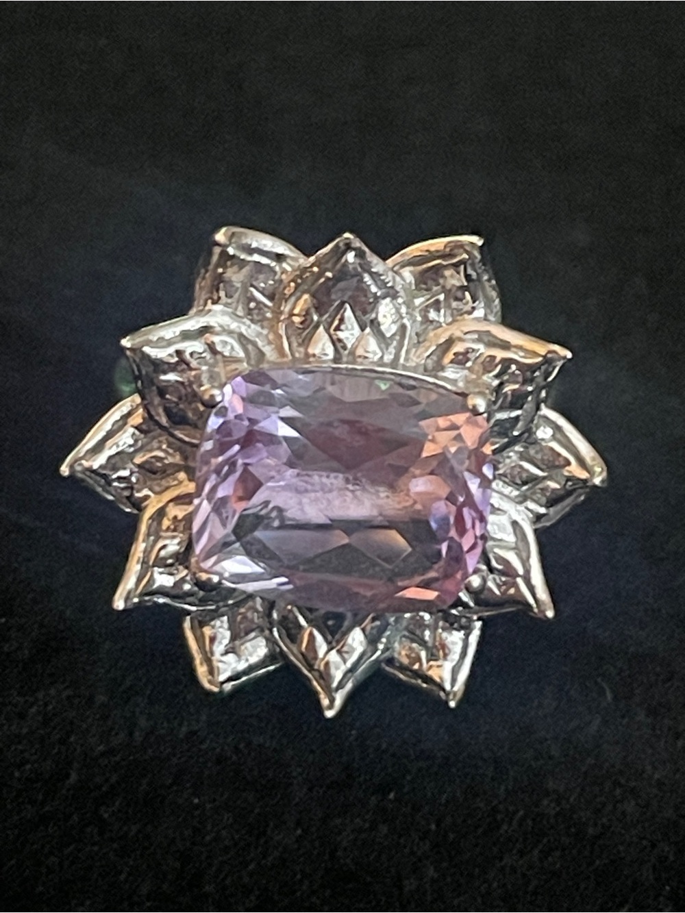 RARE Hespera Amethyst cocktail ring size 7.5. Gorgeous!